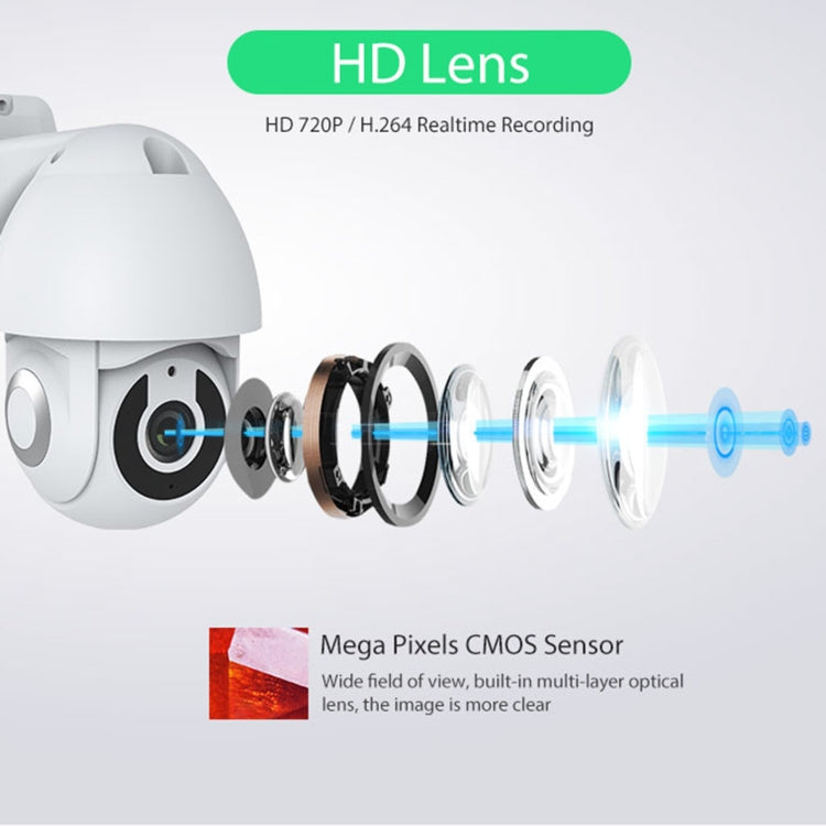 NEO NIP-33RQ WiFi Outdoor Smart PT IP Camera(White) - Wireless Camera by NEO | Online Shopping South Africa | PMC TechLife