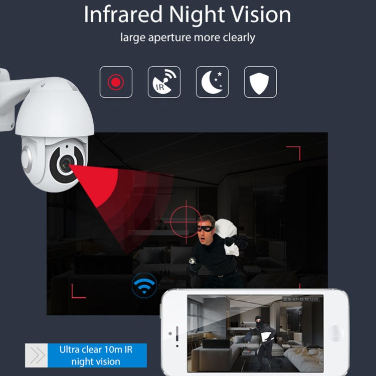 NEO NIP-33RQ WiFi Outdoor Smart PT IP Camera(White) - Wireless Camera by NEO | Online Shopping South Africa | PMC TechLife