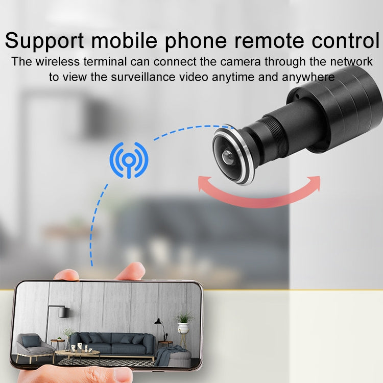 SDTX-9 1.8mm Focal Length Smart Home WiFi Remote HD Electronic Cat Eye Camera(Black) - free shipping - PMC TechLife - Order now!