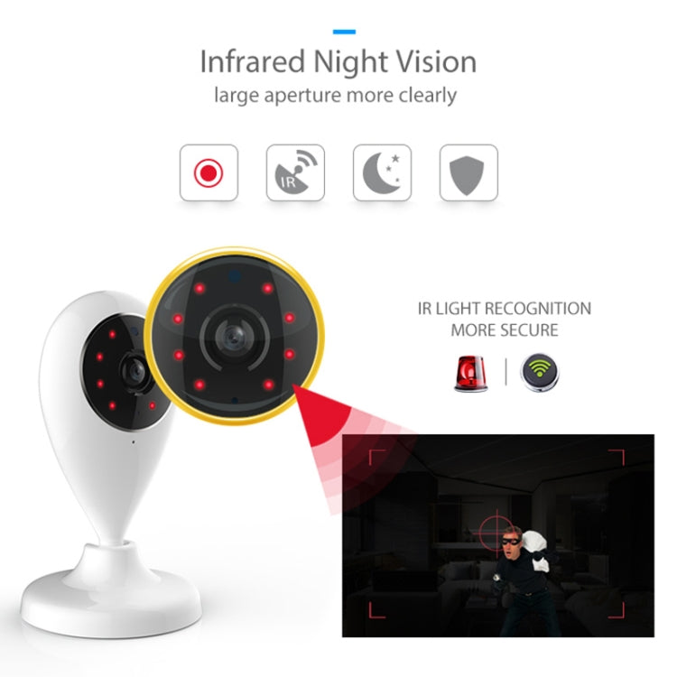 NEO NIP-55AI Indoor WiFi IP Camera, with IR Night Vision & Multi-angle Monitor & Mobile Phone Remote Control - free shipping - PMC TechLife - Order now!