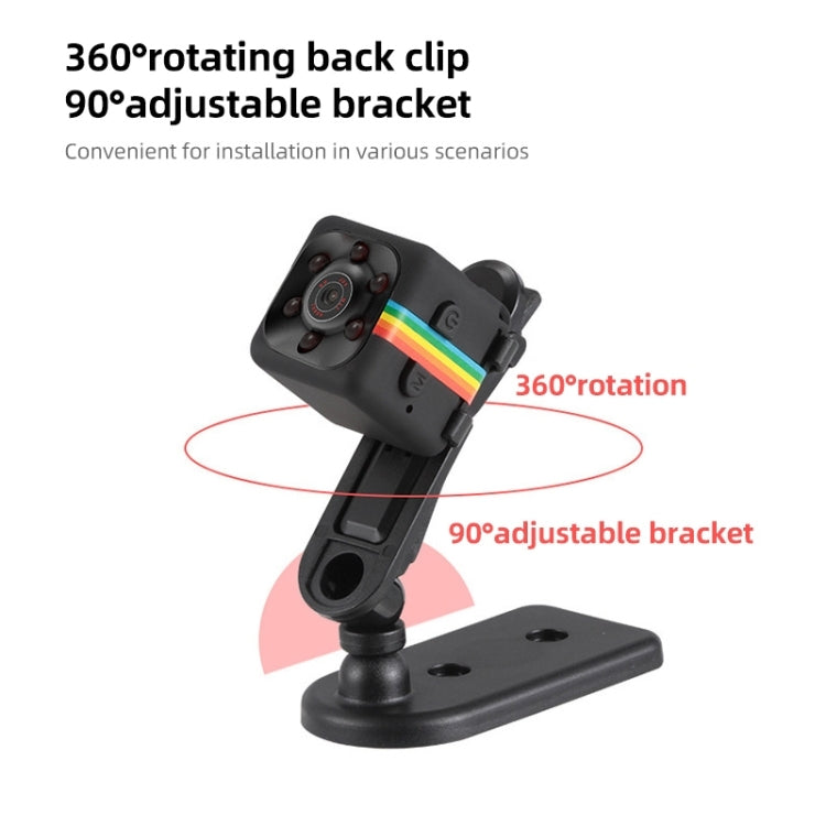 SQ11 Mini DV HD 480P 6 LEDs Sport Recorder Camera with Holder, Support Monitor Detection & IR Night Vision & TF Card (Red) - free shipping - PMC TechLife - Order now!