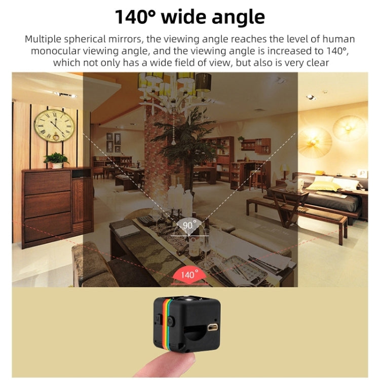 SQ11 Mini DV HD 480P 6 LEDs Sport Recorder Camera with Holder, Support Monitor Detection & IR Night Vision & TF Card (Red) - free shipping - PMC TechLife - Order now!