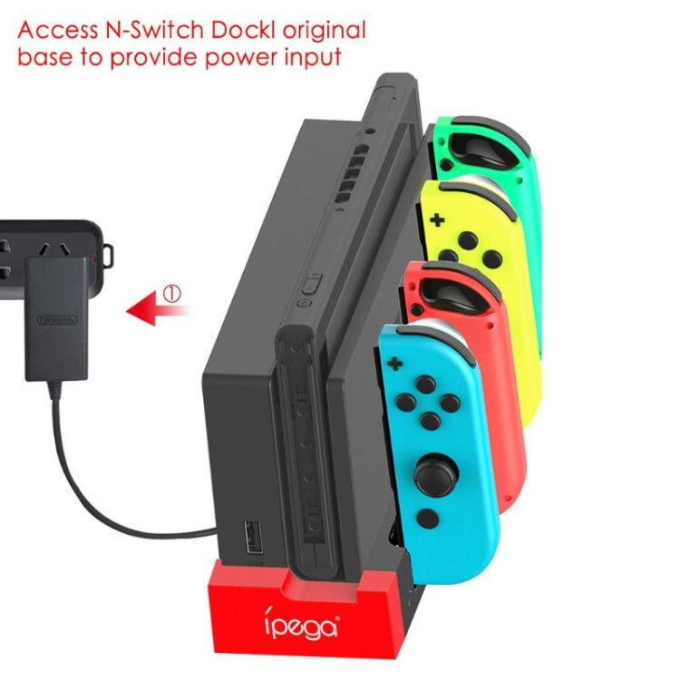 iPega PG-9186 Game Controller Charger Charging Dock Stand Station Holder with Indicator for Nintendo Switch Joy-Con - free shipping - PMC TechLife - Order now!
