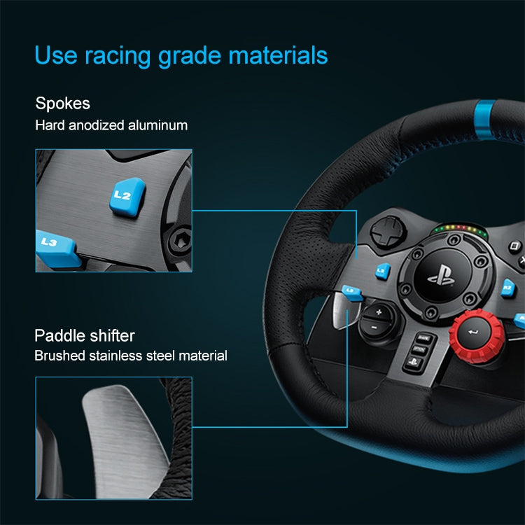 Logitech G29 Game Racing Steering Wheel Pedal Shift Lever for PS3 / PS4 / PS5 - free shipping - PMC TechLife - Order now!