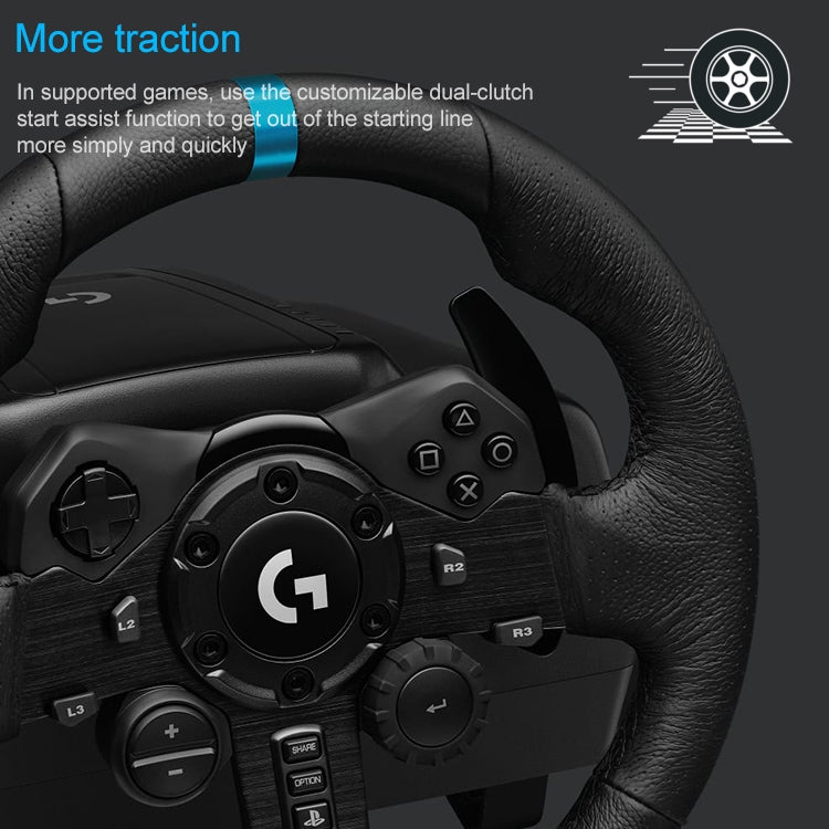 Logitech G923 Game Racing Steering Wheel Pedal Shift Lever for PS5 / PS4 / PC - free shipping - PMC TechLife - Order now!