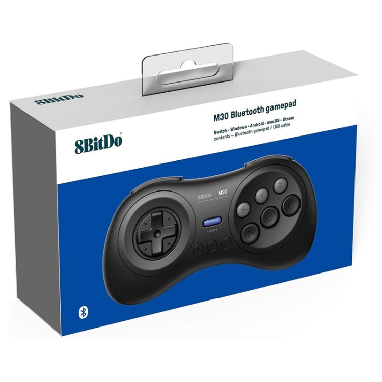 8BitDo M30 Bluetooth Gamepad for Nintendo Switch, Mac OS, Android, Steam, Windows (Black) - free shipping - PMC TechLife - Order now!