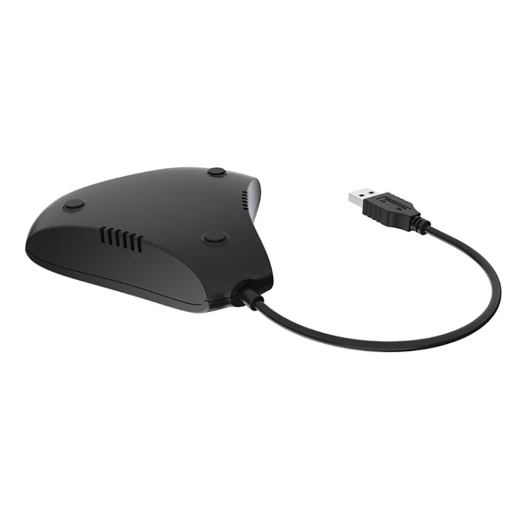 KJH P5-015 4 in 1 Hub Converter USB 3.0 Blue Light Expansion Adapter Splitter Charger Connector Splitter For PS5 / Xbox Series X - Adapter & Cables by PMC TechLife | Online Shopping South Africa | PMC TechLife