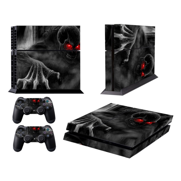 Dark Devil Pattern Fashion Color Protective Film Sticker for Sony PS4 - Stickers by PMC TechLife | Online Shopping South Africa | PMC TechLife