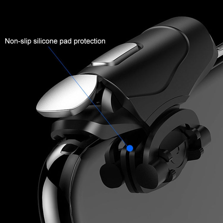 Non-slip Alloy Separable Button Mobile Phone Game Shooting Gamepad, Support Burst Mode, Suitable for 4.7-6.5 inch Mobile Phones(Black) - Handle Shooter by PMC TechLife | Online Shopping South Africa | PMC TechLife