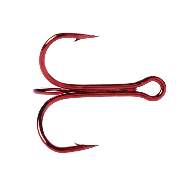 HENGJIA 20 PCS Classic Red High Carbon Steel Fishing Three-jaw Treble Hooks - free shipping - PMC TechLife - Order now!