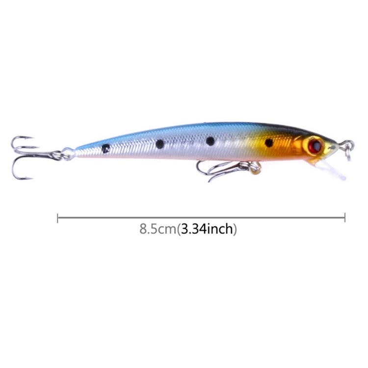HENGJIA 5 PCS 8.5cm Minnow Plastic Hard Baits Fishing Lures Set Fishing Tackle Baits - Fishing Lures by HENGJIA | Online Shopping South Africa | PMC TechLife | Buy Now Pay Later Mobicred