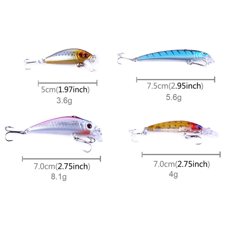 HENGJIA 26 PCS Minnow Fishing Lure Set 4 Models Fishing Tackle Plastic Hard Bait - free shipping - PMC TechLife - Order now!