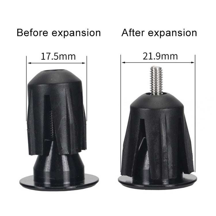 TOSEEK 1 Pair Mountain Bike Handlebar Grips Caps End Plug Aluminum Alloy Bicycle  Bar Ends Plug (Red) - Bicycle Grips by TOSEEK | Online Shopping South Africa | PMC TechLife | Buy Now Pay Later Mobicred