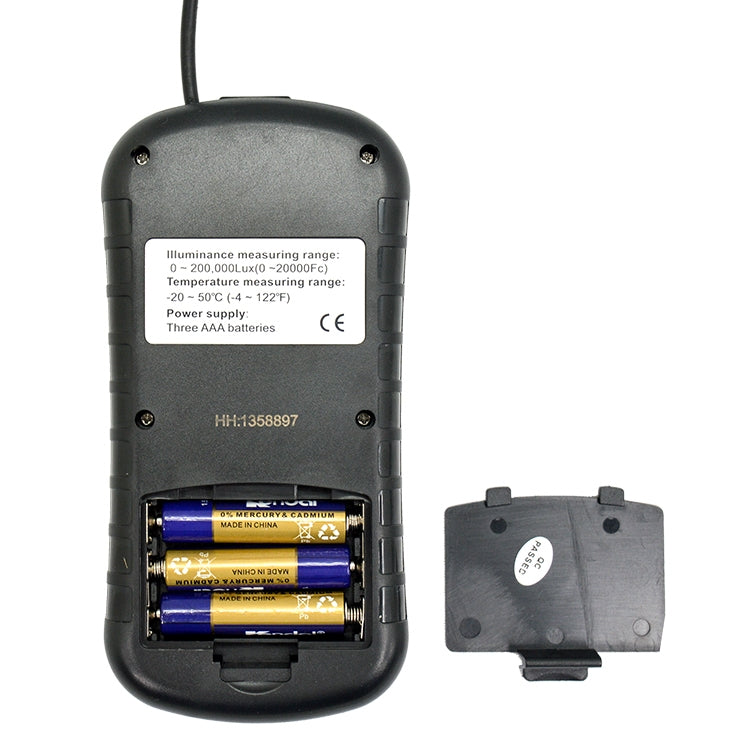 BENETECH GM1030 Portable Split Digital Illuminometer LUX Meter - Light & Sound Meter by BENETECH | Online Shopping South Africa | PMC TechLife | Buy Now Pay Later Mobicred
