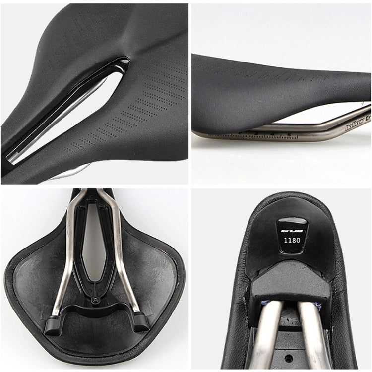 GUB 1180 PU Soft Breathable Hollow Bicycle Saddle - Bicycle Saddle by GUB | Online Shopping South Africa | PMC TechLife | Buy Now Pay Later Mobicred