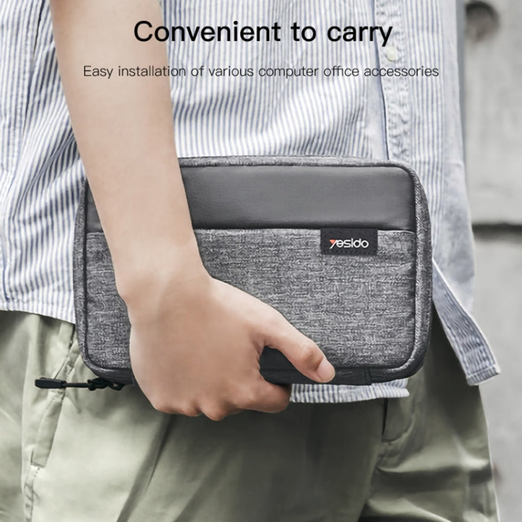 Yesido WB32 Multifunctional Digital Accessories Storage Bag (Black) - free shipping - PMC TechLife - Order now!