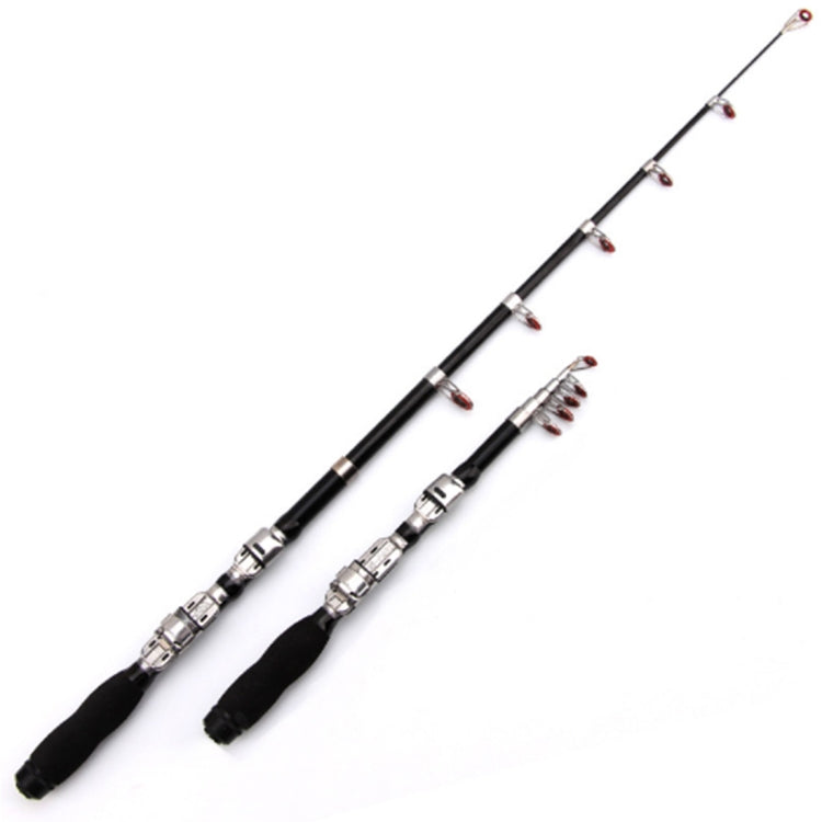 36cm Portable Telescopic Sea Fishing Rod Mini Fishing Pole, Extended Length : 2.1m, Black Clip Reel Seat - free shipping - PMC TechLife - Order now!