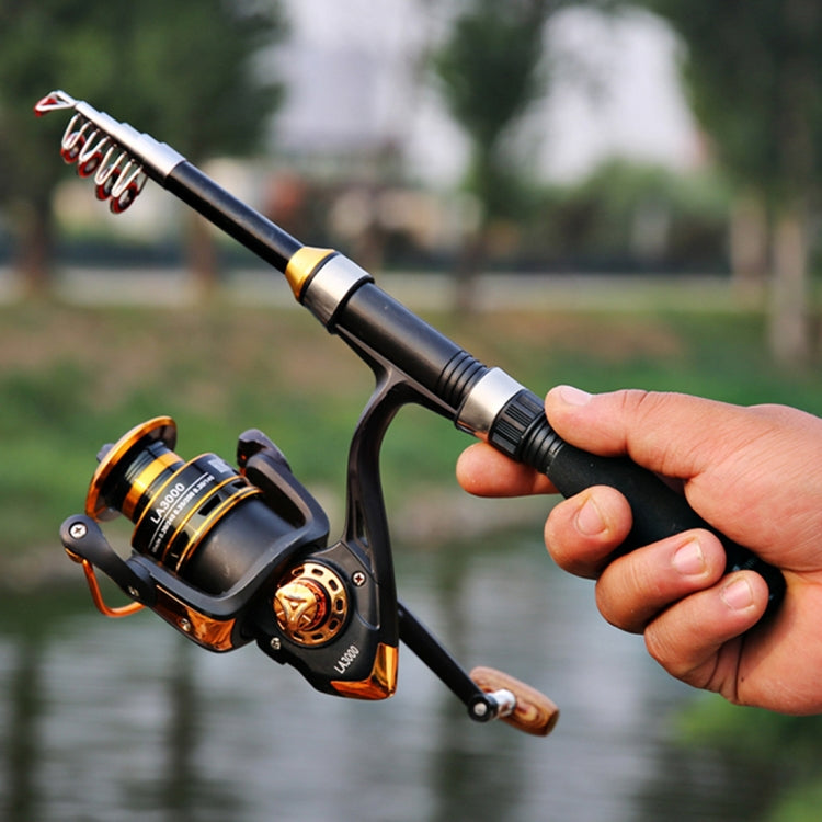 30cm Portable Telescopic Sea Fishing Rod Mini Fishing Pole, Extended Length : 1.0m, Black Tube-type Reel Seat - free shipping - PMC TechLife - Order now!