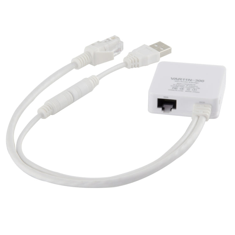 VONETS VAR11N-300 Mini 300Mbps WiFi Repeater & Router & Bridge, Support 802.11N(White) - Network Hardware by VONETS | Online Shopping South Africa | PMC TechLife | Buy Now Pay Later Mobicred
