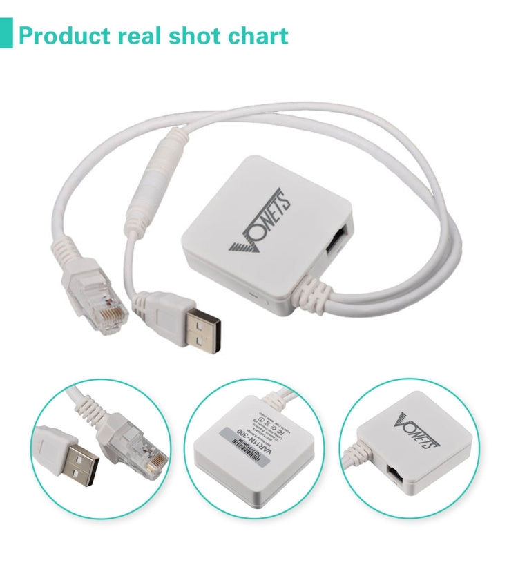 VONETS VAR11N-300 Mini 300Mbps WiFi Repeater & Router & Bridge, Support 802.11N(White) - Network Hardware by VONETS | Online Shopping South Africa | PMC TechLife | Buy Now Pay Later Mobicred