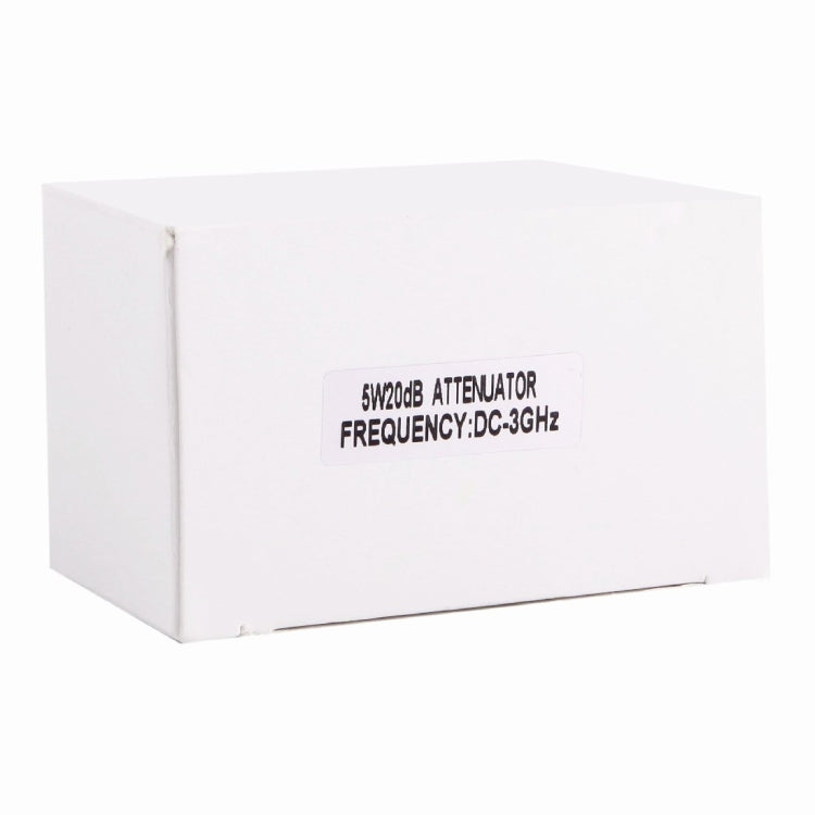 5W 20dBi N Female to N Male DC-13GHz Frequency Gain Attenuator(Silver) - Connectors by PMC TechLife | Online Shopping South Africa | PMC TechLife