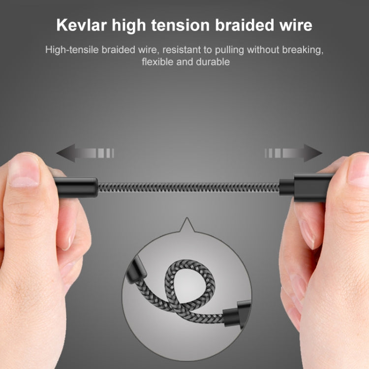 TA12-R2 USB-C / Type-C Male to 3.5mm Audio Female Single Crystal Copper Braid Earphone Adapter(Black Grey) - free shipping - PMC TechLife - Order now!