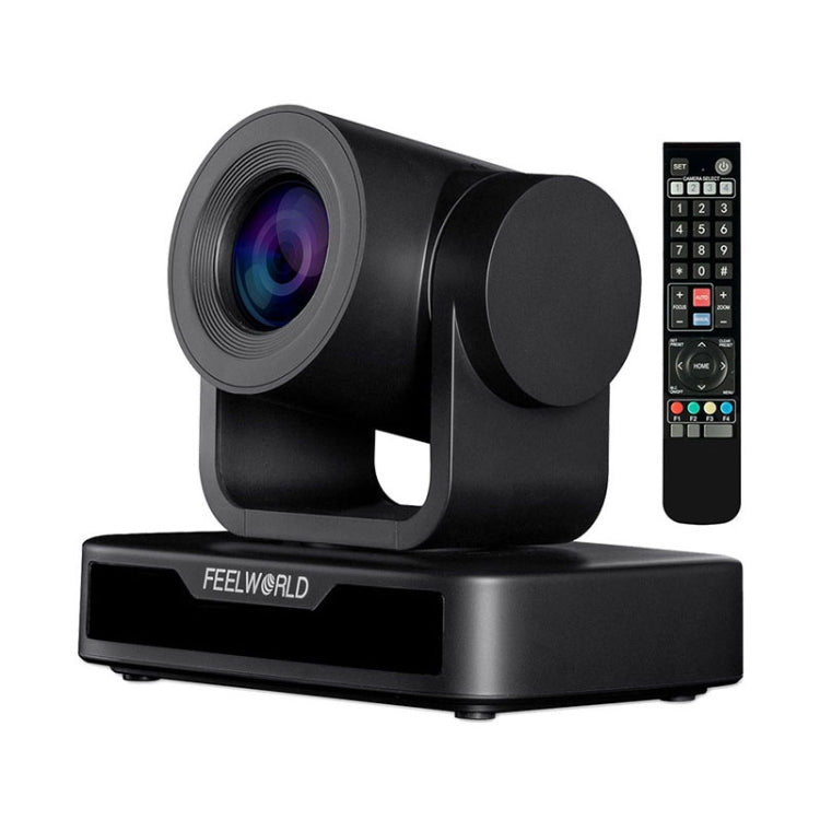 FEELWORLD USB10X 10X Optical Zoom 1080P USB PTZ Video Conference Camera, EU and US Plug(Black) - free shipping - PMC TechLife - Order now!