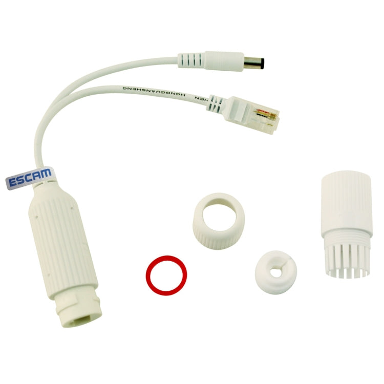 ESCAM POE S2 Data Exchange Cable POE Splitter Connect to POE switch for IP Cameras, Transmission Distance: 30m(White) - free shipping - PMC TechLife - Order now!
