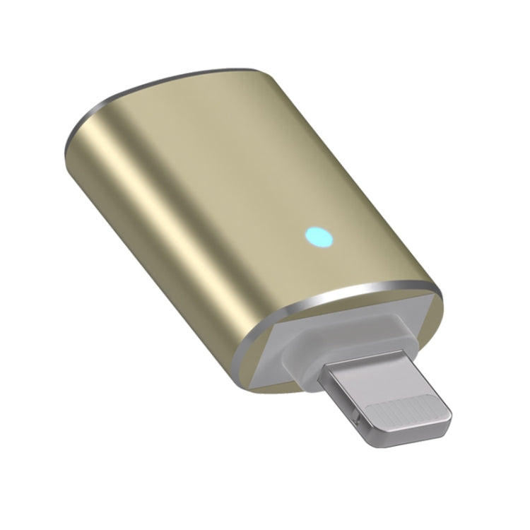 8 Pin OTG Adapter (Gold) - Converter & Adapter by PMC TechLife | Online Shopping South Africa | PMC TechLife