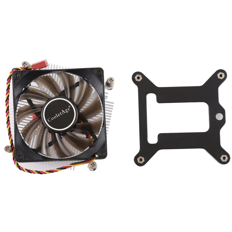 CoolerAge 1155-1U DC 12V 2000PRM 30.5cfm Copper Core Heatsink Hydraulic Bearing Cooling Fan CPU Cooling Fan for Intel 1150 1156 1151 - Fan Cooling by PMC TechLife | Online Shopping South Africa | PMC TechLife
