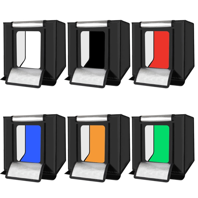6 PCS PULUZ Collapsible Photography Studio Background, 6 Colors (Black, White, Red, Blue, Orange, Green), Size: 80cm x 40cm - free shipping - PMC TechLife - Order now!