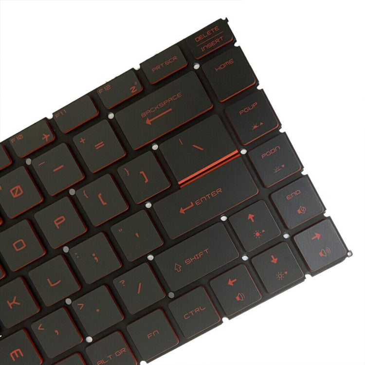 US Version Laptop Keyboard with Backlight for MSI GS65 / GS65VR / MS-16Q2 / Stealth 8SE /8SF / 8SG /Thin 8RE / Thin 8RF (Red) - Replacement Keyboards by PMC TechLife | Online Shopping South Africa | PMC TechLife