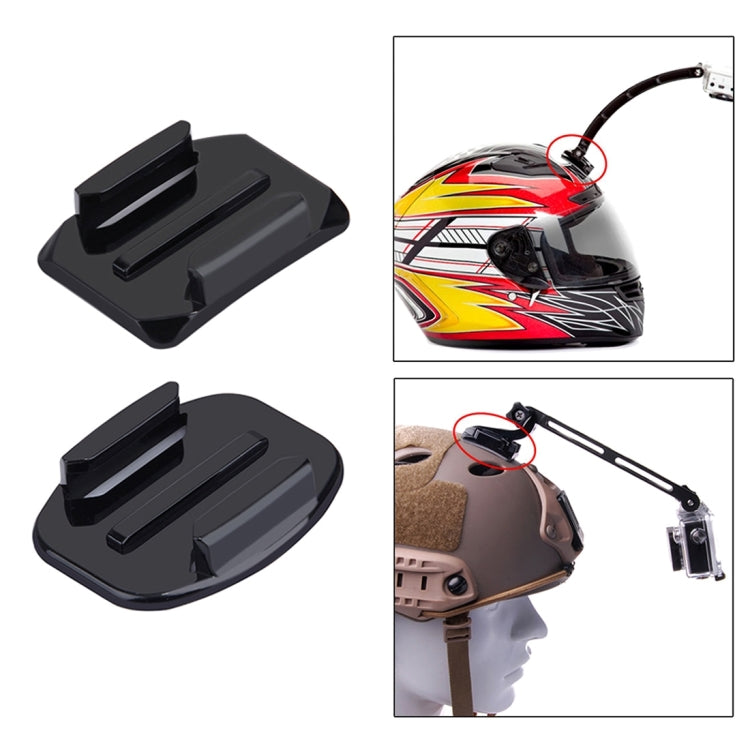 PULUZ 2 PCS Curved Surface Mounts + 2 PCS Flat Surface Mounts + 4 PCS Adhesive Mount Stickers for PULUZ Action Sports Cameras Jaws Flex Clamp Mount for GoPro, Insta360, DJI and Other Action Cameras - Connection Mount by PULUZ | Online Shopping South Africa | PMC TechLife | Buy Now Pay Later Mobicred