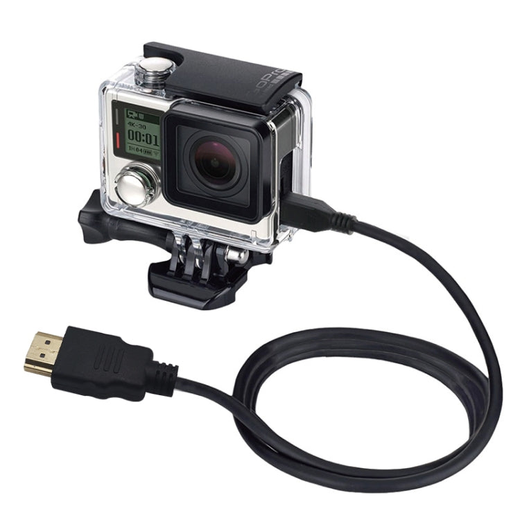PULUZ Video 19 Pin HDMI to Micro HDMI Cable for GoPro Hero11 Black / HERO10 Black / HERO9 Black /8 Black /7 /6 /5 /4 /3+ /3, Sony, LG, Panasonic, Canon, Nikon, Smartphones and Cameras, Length: 1.5m -  by PULUZ | Online Shopping South Africa | PMC TechLife | Buy Now Pay Later Mobicred