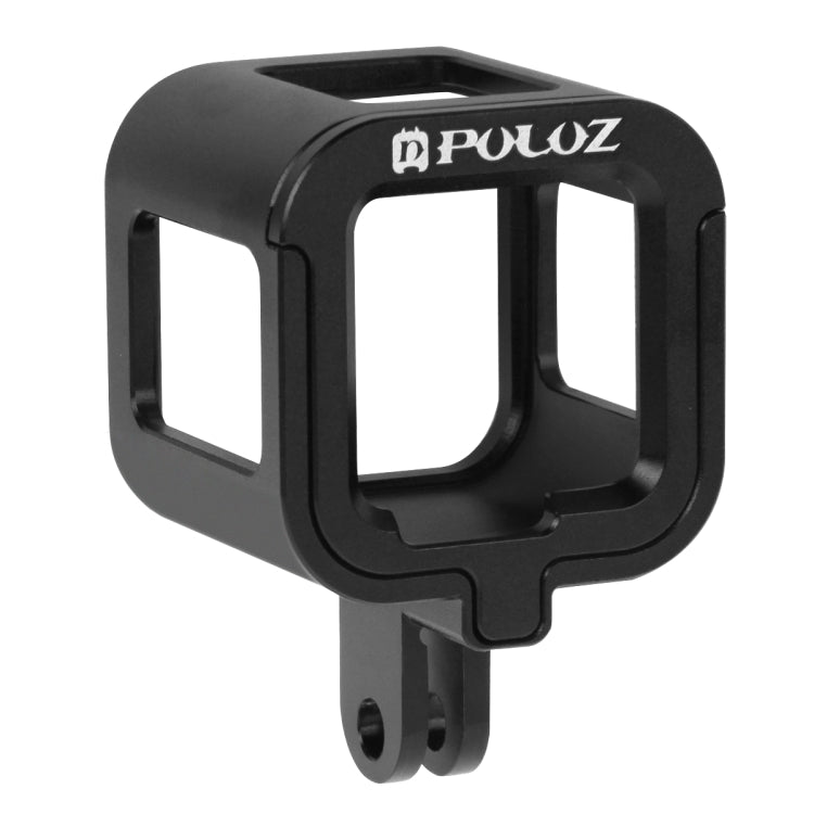PULUZ Housing Shell CNC Aluminum Alloy Protective Cage with Insurance Frame for GoPro HERO5 Session /HERO4 Session /HERO Session(Black) - Metal Cases by PULUZ | Online Shopping South Africa | PMC TechLife | Buy Now Pay Later Mobicred
