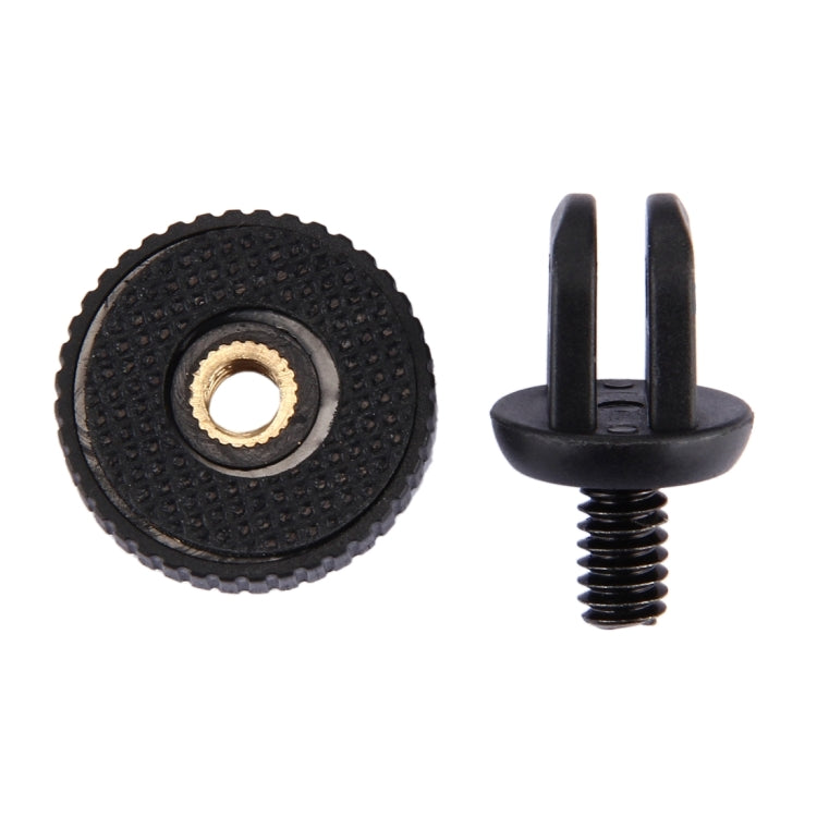 PULUZ 1/4 inch Screw Tripod Mount Adapter for GoPro Hero11 Black / HERO10 Black /9 Black /8 Black /7 /6 /5 /5 Session /4 Session /4 /3+ /3 /2 /1, DJI Osmo Action and Other Action Cameras 5mm Diameter Screw Hole, 3.3cm Diameter - Connection Mount by PULUZ | Online Shopping South Africa | PMC TechLife