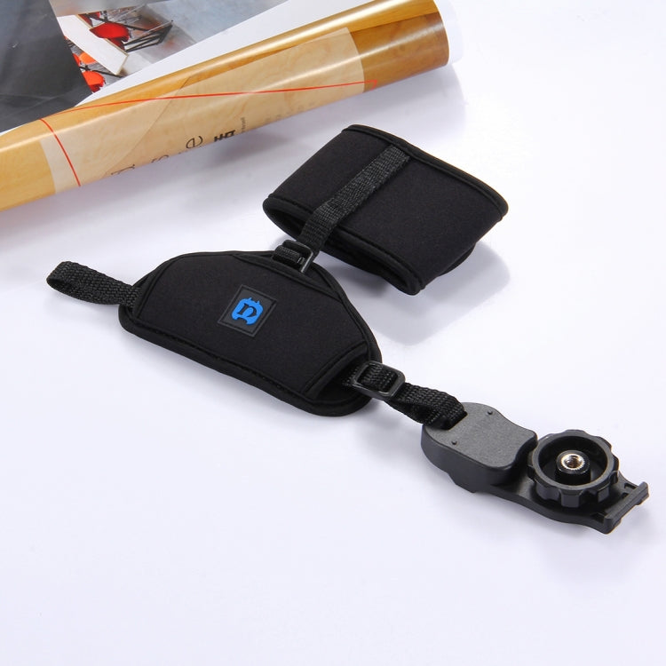PULUZ Soft Neoprene Hand Grip Wrist Strap with 1/4 inch Screw Plastic Plate for SLR / DSLR Cameras - free shipping - PMC TechLife - Order now!