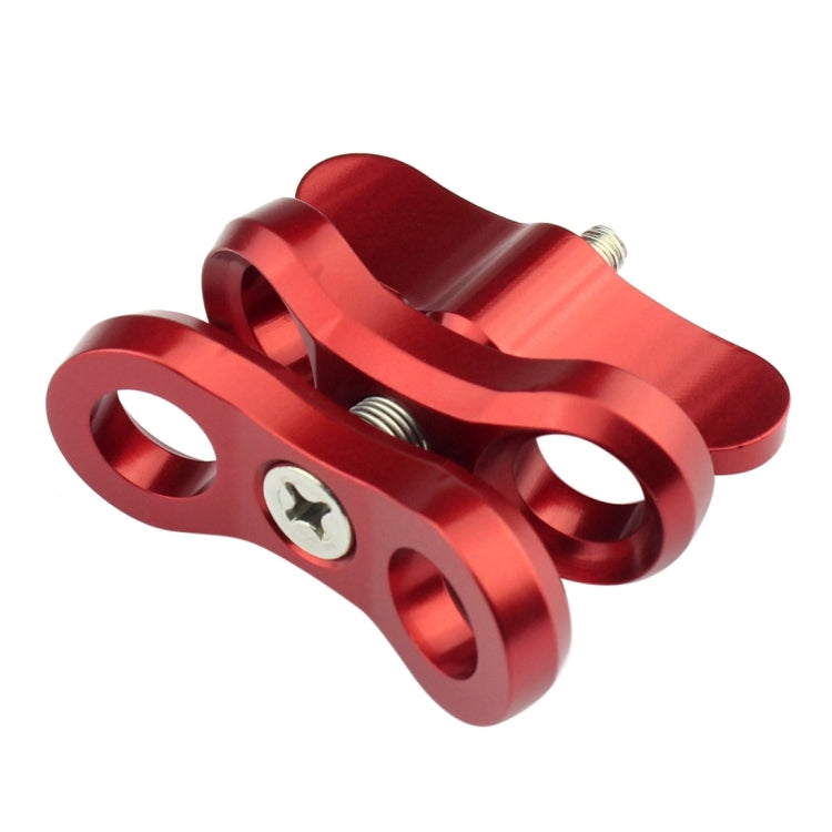 PULUZ Ball Clamp Close Hole Diving Camera Bracket CNC Aluminum Spring Flashlight Clamp for Diving Underwater Photography System(Red) - Diving Accessories by PULUZ | Online Shopping South Africa | PMC TechLife | Buy Now Pay Later Mobicred