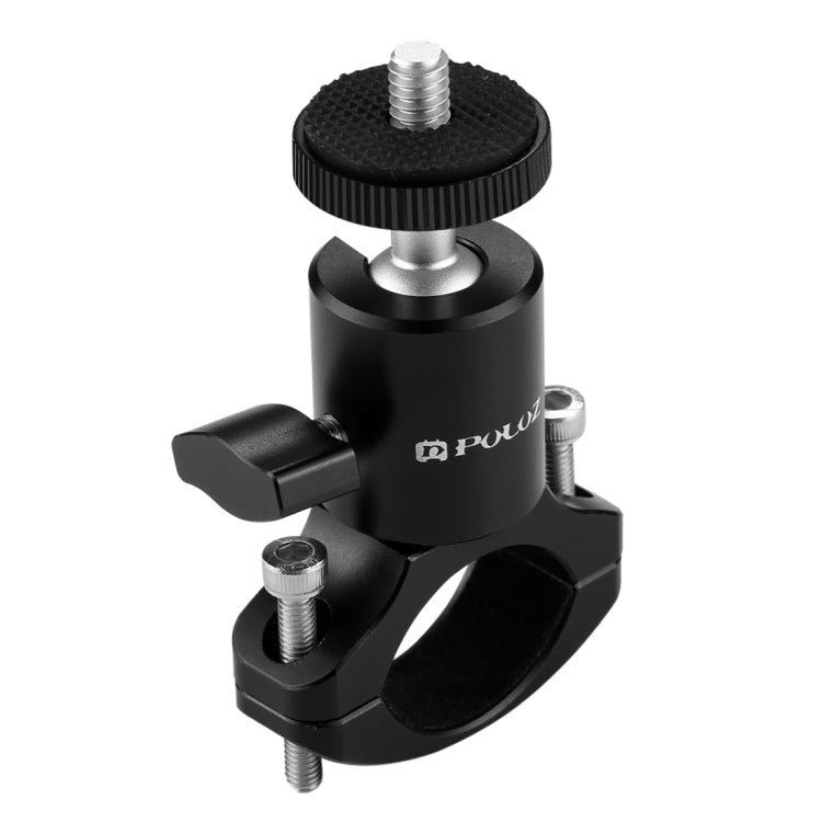 PULUZ Bike Aluminum Handlebar Tripod Ball Head Adapter Mount for GoPro HERO10 Black / HERO9 Black / HERO8 Black /7 /6 /5 /5 Session /4 Session /4 /3+ /3 /2 /1, DJI Osmo Action, Xiaoyi and Other Action Cameras - Stand by PULUZ | Online Shopping South Africa | PMC TechLife | Buy Now Pay Later Mobicred