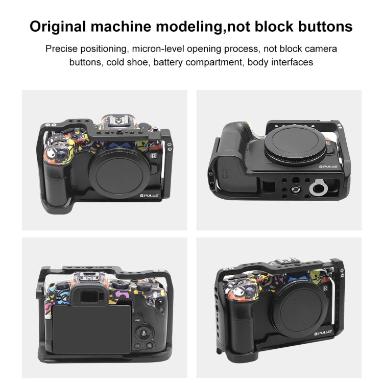 For Canon EOS-RP PULUZ Metal Camera Cage Stabilizer Rig(Black) - free shipping - PMC TechLife - Order now!