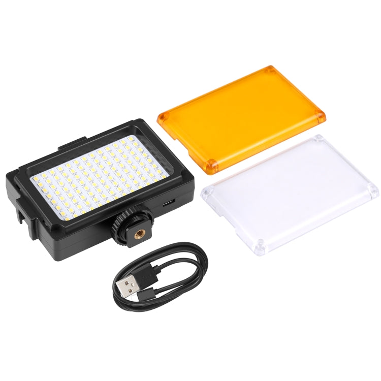 PULUZ Pocket 104 LED 1800LM Professional Vlogging Photography Video & Photo Studio Light with White and Orange Magnet Filters Light Panel for Canon, Nikon, DSLR Cameras - free shipping - PMC TechLife - Order now!