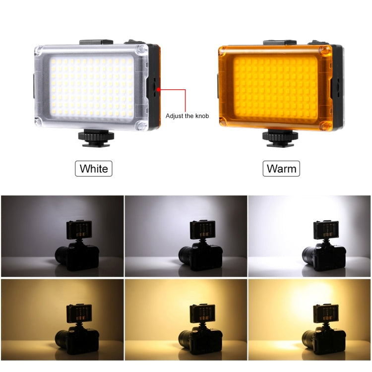 PULUZ Pocket 104 LED 1800LM Professional Vlogging Photography Video & Photo Studio Light with White and Orange Magnet Filters Light Panel for Canon, Nikon, DSLR Cameras - free shipping - PMC TechLife - Order now!