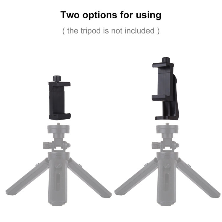 PULUZ 360 Degree Rotating Universal Horizontal Vertical Shooting Phone Clamp Holder Bracket for iPhone, Galaxy, Huawei, Xiaomi, Sony, HTC, Google and other Smartphones - Desktop Holder by PULUZ | Online Shopping South Africa | PMC TechLife