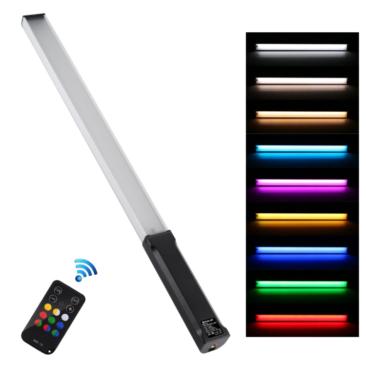 PULUZ RGB Colorful Photo LED Stick Adjustable Color Temperature Handheld LED Fill Light with Remote Control(Black) - free shipping - PMC TechLife - Order now!