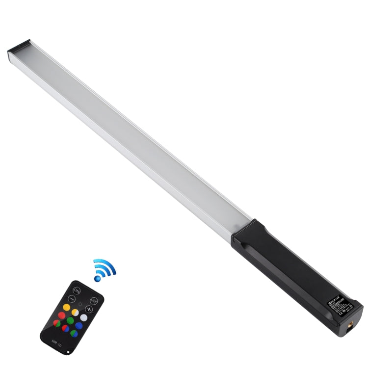 PULUZ RGB Colorful Photo LED Stick Adjustable Color Temperature Handheld LED Fill Light with Remote Control(Black) - free shipping - PMC TechLife - Order now!