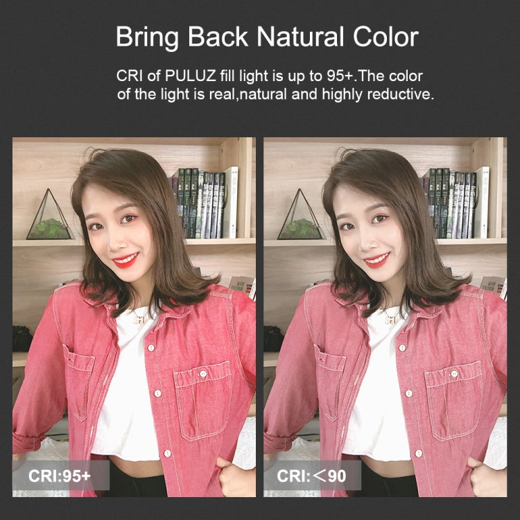 PULUZ RGB Colorful Photo LED Stick Adjustable Color Temperature Handheld LED Fill Light with Remote Control(Black) - free shipping - PMC TechLife - Order now!