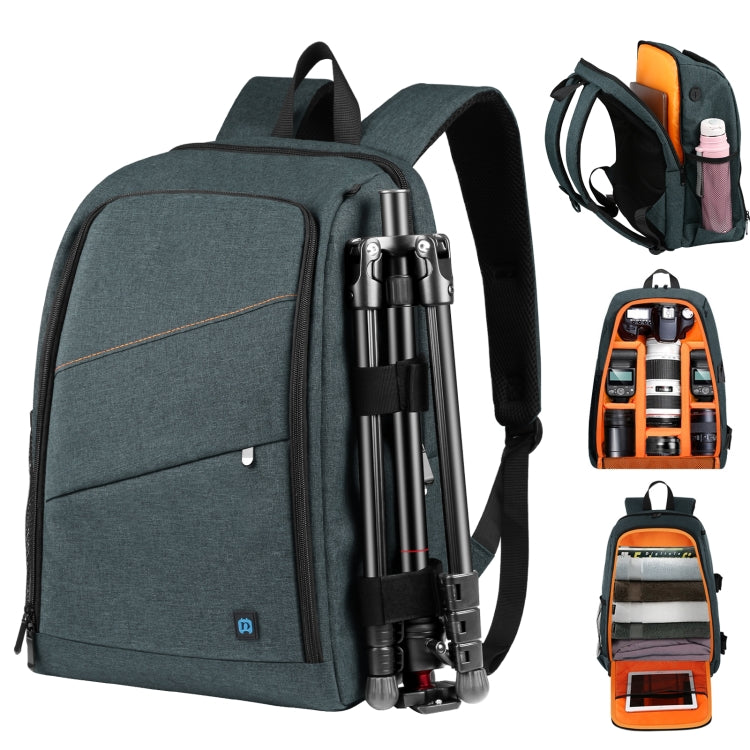 PULUZ Outdoor Portable Waterproof Scratch-proof Dual Shoulders Backpack Handheld PTZ Stabilizer Camera Bag with Rain Cover for Digital Camera, DJI Ronin-SC / Ronin-S(Grey) - free shipping - PMC TechLife - Order now!