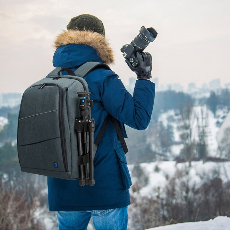 PULUZ Outdoor Portable Waterproof Scratch-proof Dual Shoulders Backpack Handheld PTZ Stabilizer Camera Bag with Rain Cover for Digital Camera, DJI Ronin-SC / Ronin-S(Grey) - free shipping - PMC TechLife - Order now!
