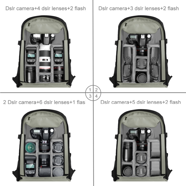 PULUZ Outdoor Portable Waterproof Scratch-proof Dual Shoulders Backpack Handheld PTZ Stabilizer Camera Bag with Rain Cover for Digital Camera, DJI Ronin-SC / Ronin-S (Black) - free shipping - PMC TechLife - Order now!