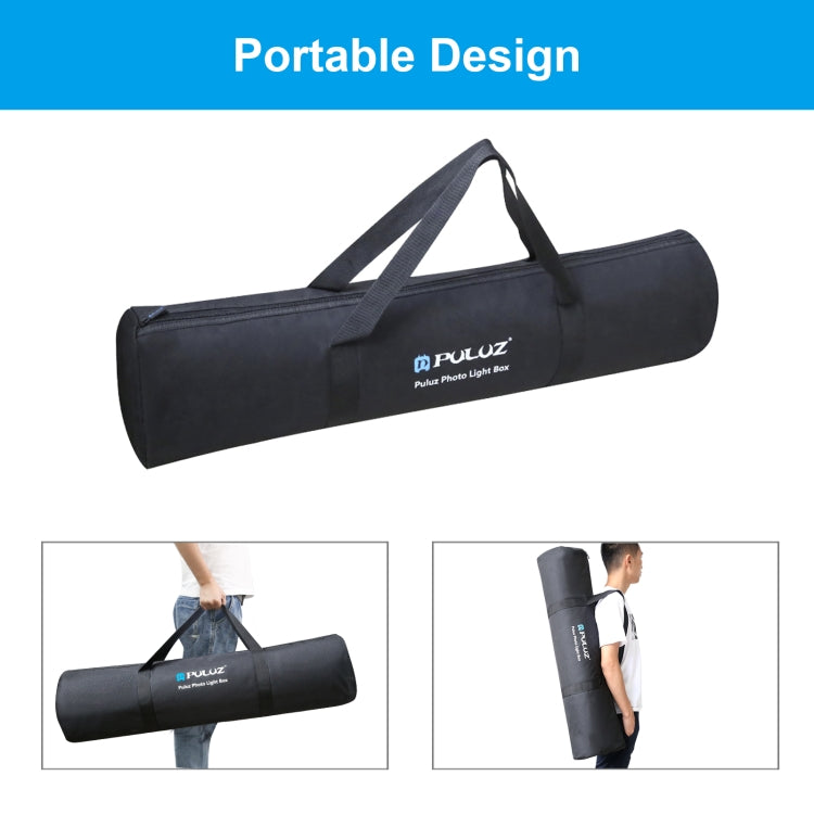 PULUZ 80cm Folding Portable 80W 9050LM White Light Photo Lighting Studio Shooting Tent Box Kit with 3 Colors (Black, White, Orange) Backdrops(EU Plug) - free shipping - PMC TechLife - Order now!